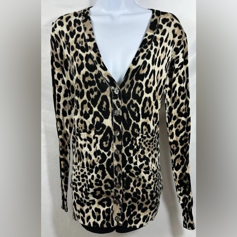 Fate Animal Print Cardigan- Medium
